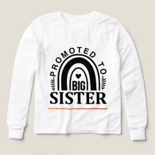 Ascendido a la hermana mayor, camiseta del hermano