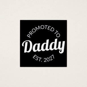 Ascendido a Papá Desde 2027 Nuevo Papá Baby Shower