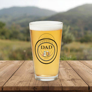 Ascendido a Papá Est 2026 Regalo de Vaso de Cervez