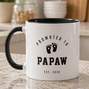 Ascendido a Papá Nuevo Abuelo Taza