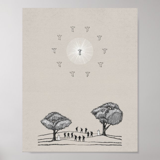 Ascensión de Jesús - La mano derecha del arte de l (Frente)