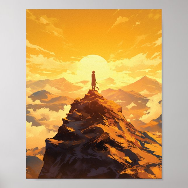 Ascenso triunfal al amanecer - por Zenji | Póster (Frente)