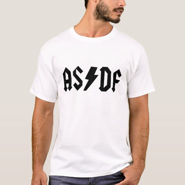 asdf un blanco de la camiseta de s d f (Anverso)