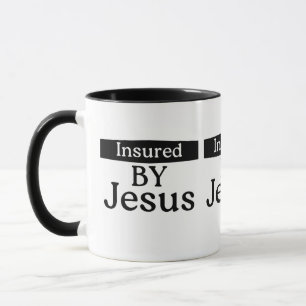 Asegurado Por Jesús Fe Cristiana Sobre Taza de Caf