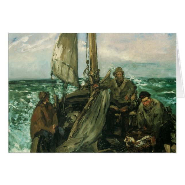 Aseos del mar de Edouard Manet, arte de época (Anverso (Horizontal))
