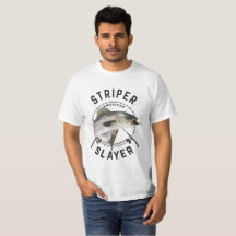 Asesino del Striper - camisa de la pesca de lubina