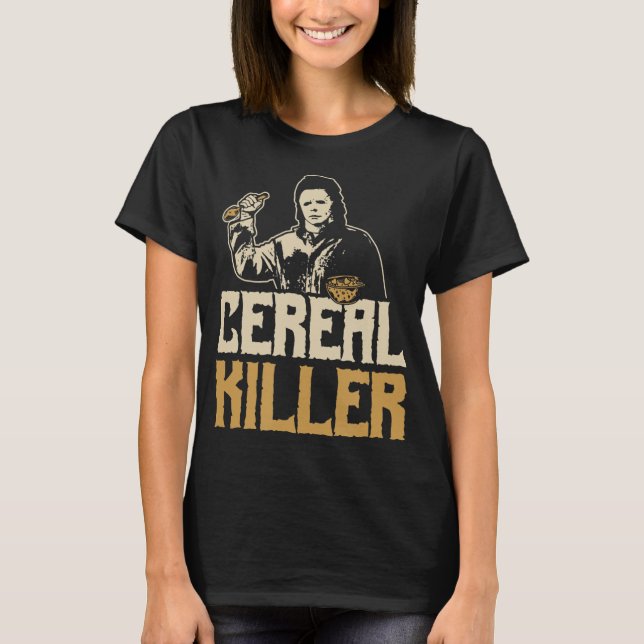 Asesino en serie de camisetas de terror de Hallowe (Anverso)