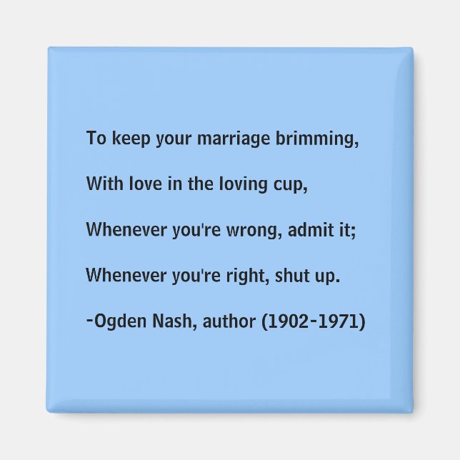 Asesoramiento matrimonial - imán (Frente)