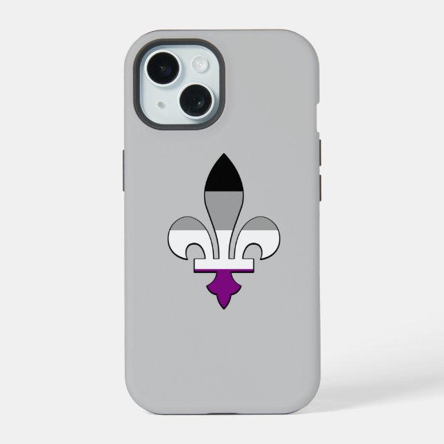 Asexualidad orgullo fleur-de-lis (Reverso )