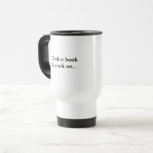 "Asga un libro y una grieta en…" Taza del viaje