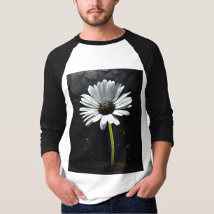 Ashen Daisy: Diseño de camisetas misterioso y susp