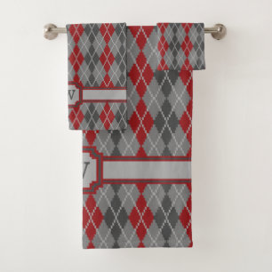 Ashes and Embers Argyle Toque Set