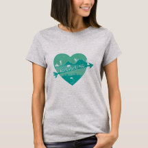 Asheville, camiseta NC - Verde