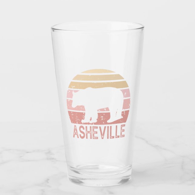 Asheville North Carolina Retro Bear (Anverso)