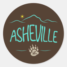Asheville, Pegatina de NC
