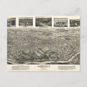 Asheville, postal NC 1912
