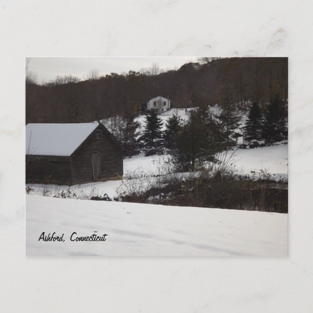 Ashford, tarjeta postal de Connecticut (Anverso)