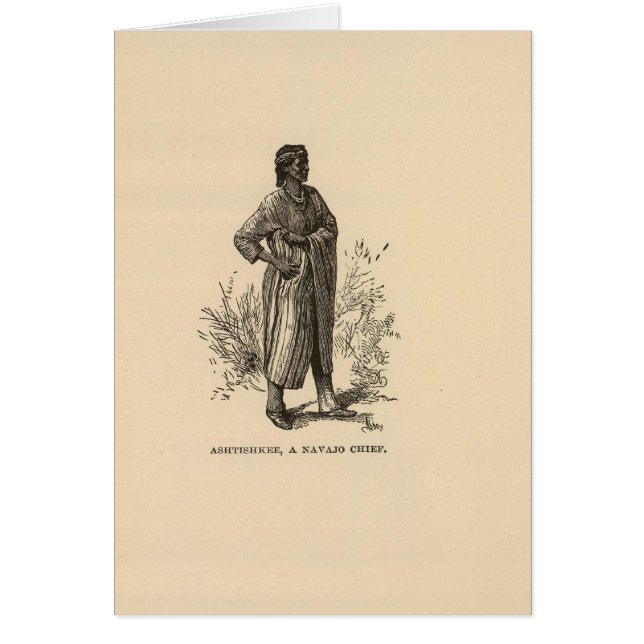 Ashtishkee, jefe de Navajo (Frente)