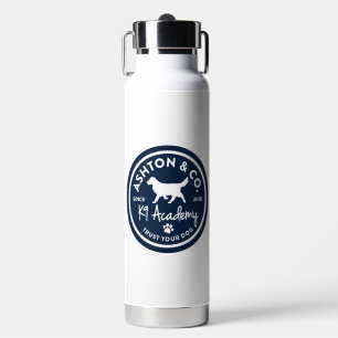 Ashton & Co. K9 Academy Botella de Agua Blanca