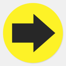 así (derecha) pegatinas