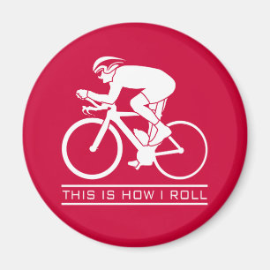 Así Es Como Giro - Imán De Ciclismo