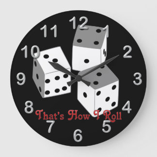 Así es como hago correr - Reloj de pared redonda d