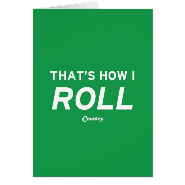 Así es como hago el rollo (Frente)