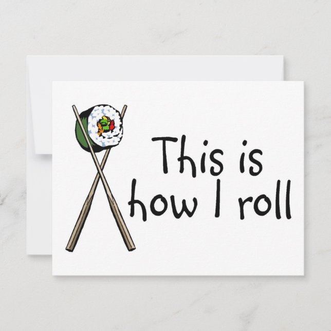 Así es como hago rodar sushi (Anverso)