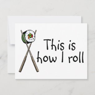 Así es como hago rodar sushi