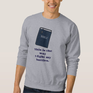 Así es como lucho batallas Sudadera con capucha de