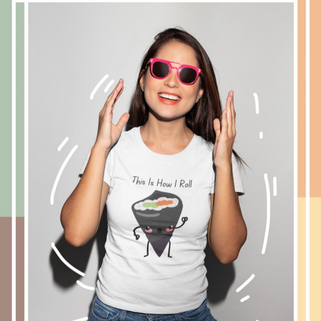 Así Es Como Monto La Camiseta Kawaii Sushi (Subido por el creador)