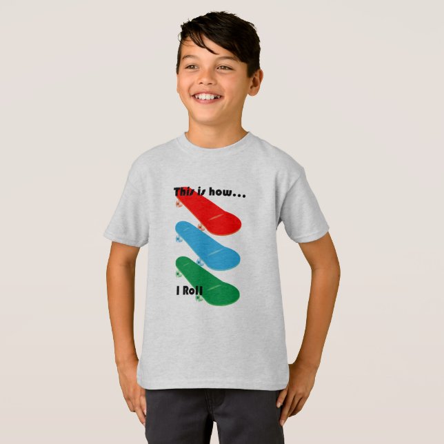 Así es como rollo el diseño - Camiseta básica para (Anverso completo)