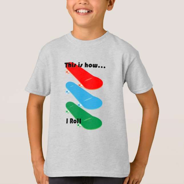 Así es como rollo el diseño - Camiseta básica para (Anverso)