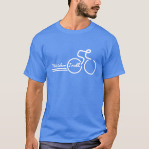Así es como rollo la camiseta del lema de biciclet