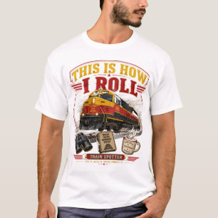 Así es como ruedo Camiseta de observador de trenes