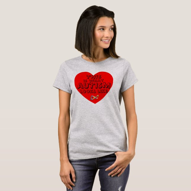 ASÍ es como se ve AUTISMO - Camiseta (Anverso completo)