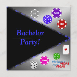 ASÍ ES COMO VOY A INVITACIÓN DE LA FIESTA BACHELOR
