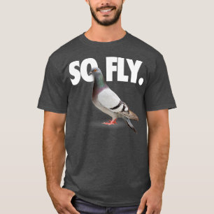 Así es la camiseta de Fly Pigeon