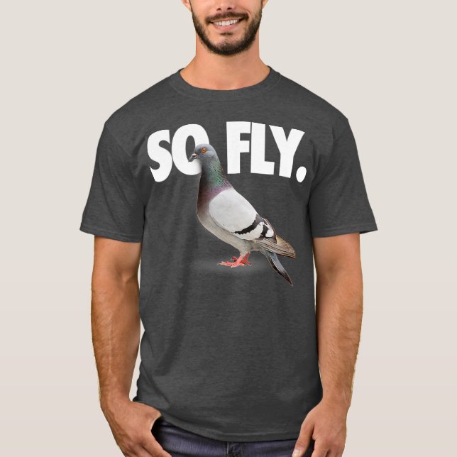 Así es la camiseta de Fly Pigeon (Anverso)