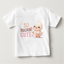 Así es la camiseta del bebé de Duckin - Adorable P
