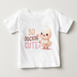 Así es la camiseta del bebé de Duckin - Adorable P