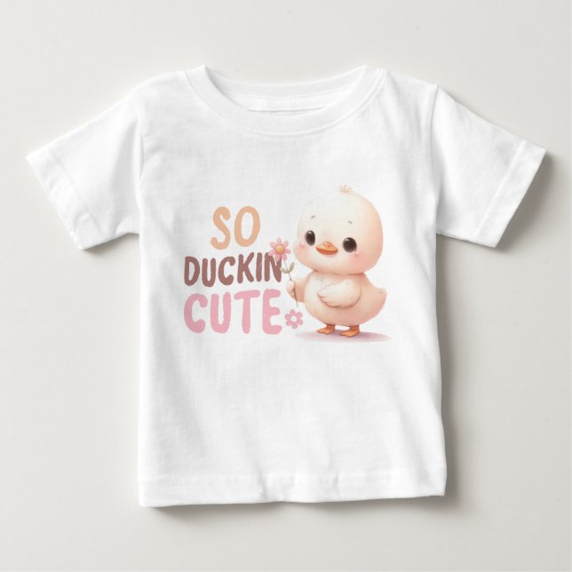 Así es la camiseta del bebé de Duckin - Adorable P (Anverso)