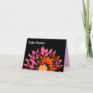 Así que Bonito Spring Flower Bat Mitzvah Tarjeta d