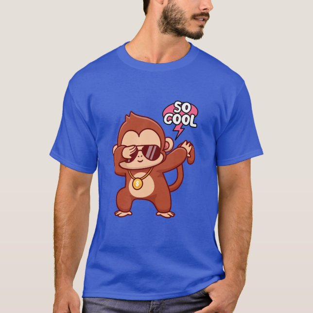 Así que camiseta de Guay Monkey (Anverso)