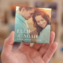 Así que en el amor Color editable Guardar el imán 