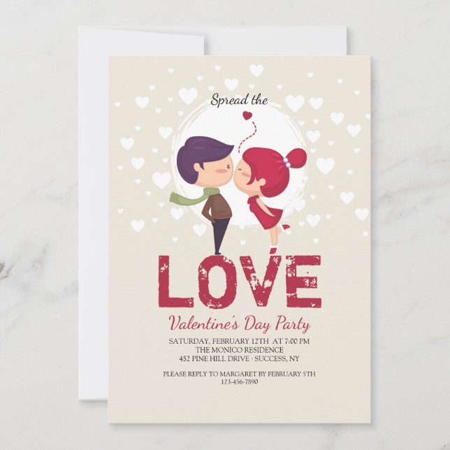 Así que en la invitación de amor (Anverso)