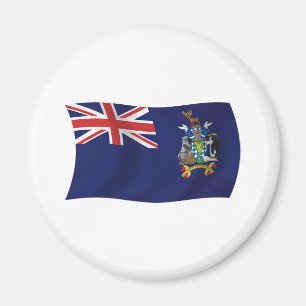 Así que imán de bandera de Georgia y Sandwich