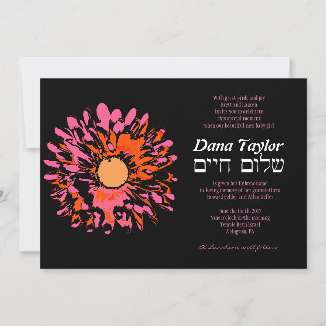 ASÍ QUE LA PRIMAVERA DE LA BONITO: Invitación al N (Anverso)