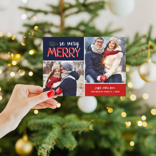 Así que la tarjeta de vacaciones de 2 Collages de 