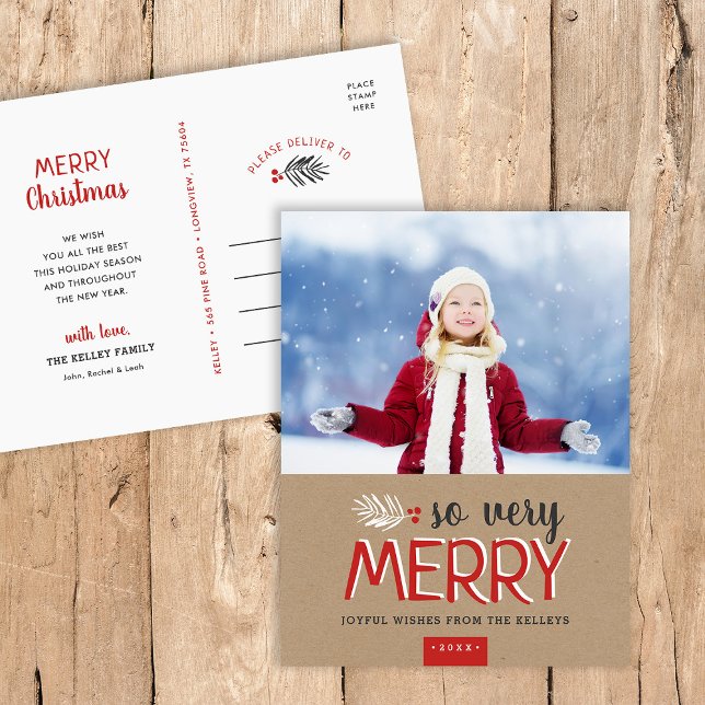 Así que la tarjeta postal de feriado muy morado (Subido por el creador)